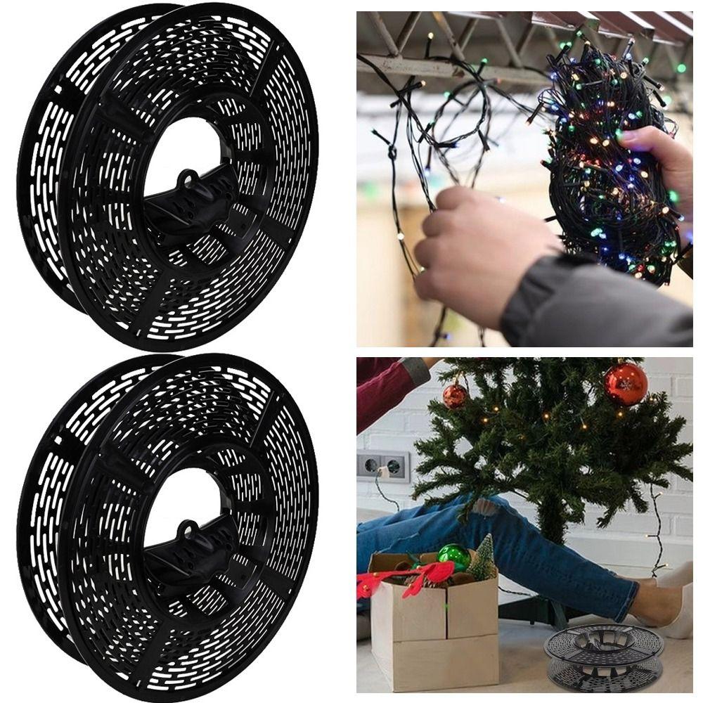 Portable Cable Winder Multifunctional Durable Heavy-duty Cable Winder Light Cord Storage Tool Light Strip Storage Reel