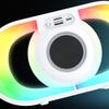 With RGB Lighting Wireless Sound Box Magnetic Portable Subwoofer  Travel Outdoor