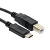 USB-C USB 3.1 Type C Hannkontakt til USB 2.0 B Type Hannkontakt Datakabel for Mobiltelefon & Macbook & Bærbar PC
