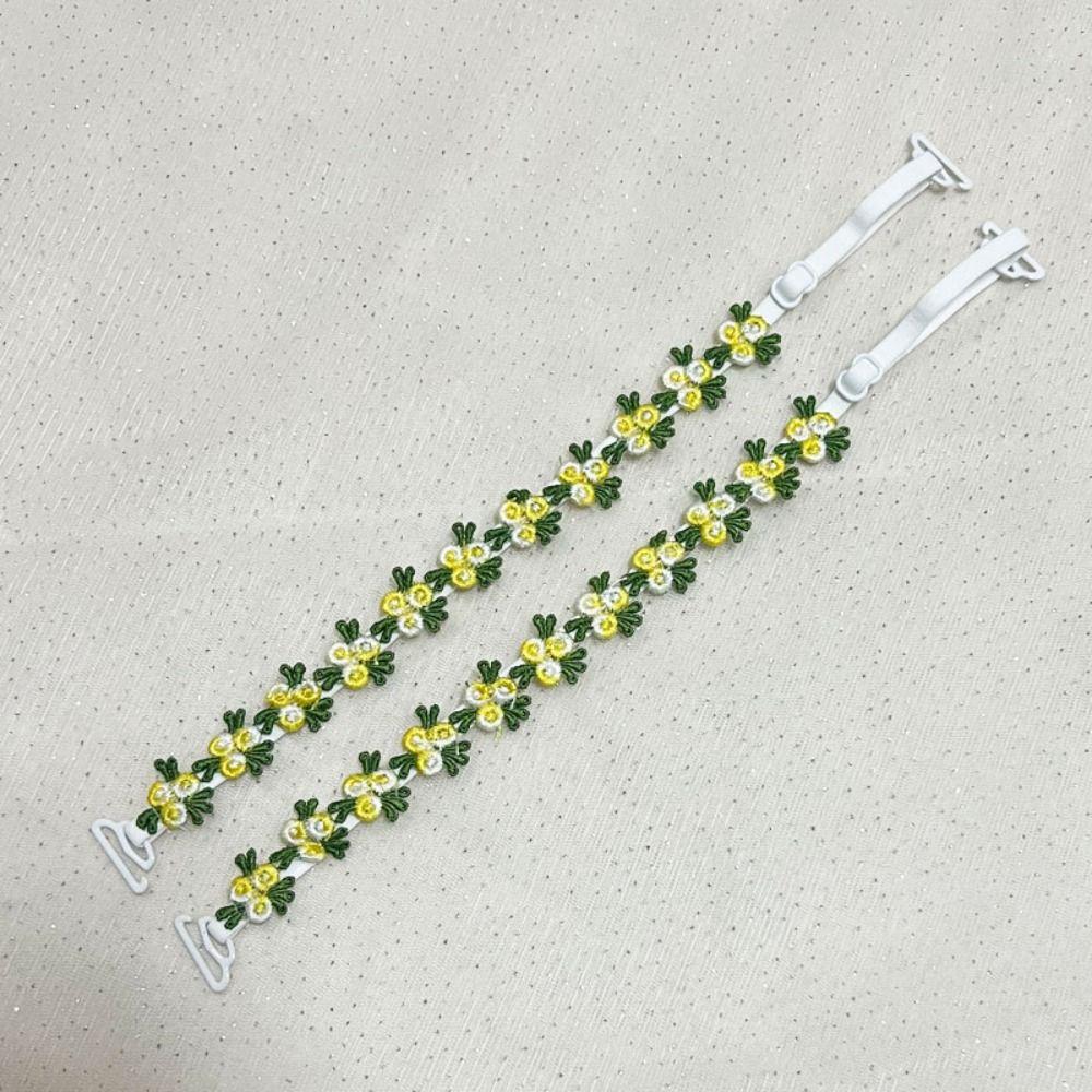 Removable Floral Shoulder Belts Lace Bra Straps Replacement New Floral Bra Straps