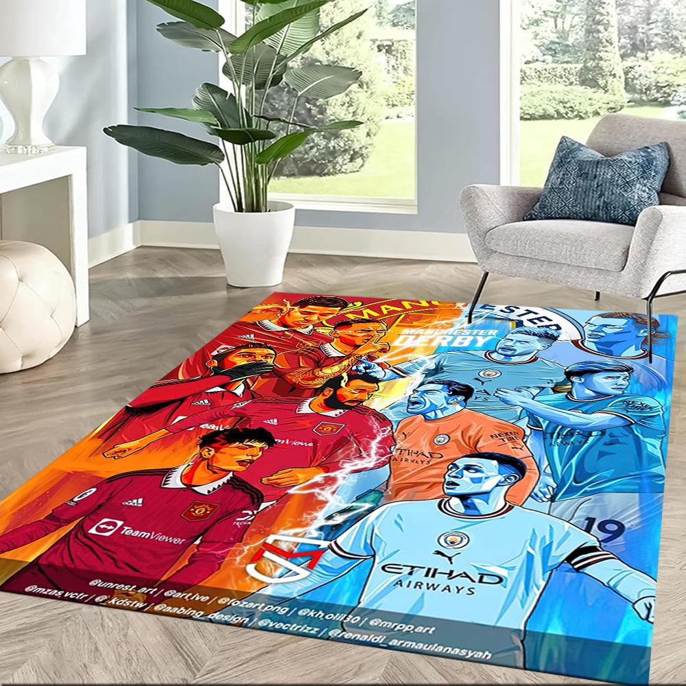 Manchester Floor Mat Perfect For Outdoor Study Room Entryway Bedrooms Antislip Carpet Office Home Decor Gift For Festivals