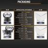 Universal 7 Inch Motorcycle Headlight H4 35W LED Head Lamp 9 Wires Turn Signal Light 12V H4 HeadLamp For Harley Bikes Curisers