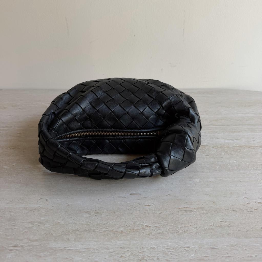 [Pre-Owned] Jodie Woven Leather Mini Tote Bag - Very Good #1B5HW51