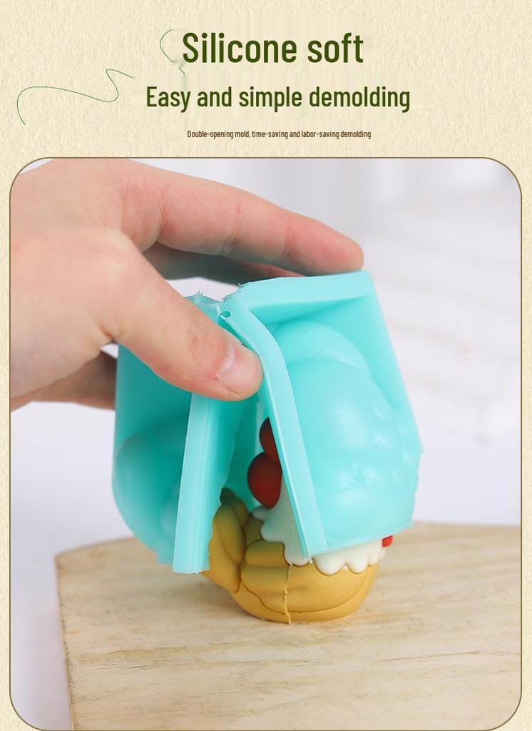 **Chinese Zodiac Silicone Molds: 3D Cartoon Chocolate & Cake Decorating Set**