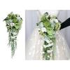 Rose Bouquets for Bride Gracefuls Elegant Artificial Rose Bridals Bouquets