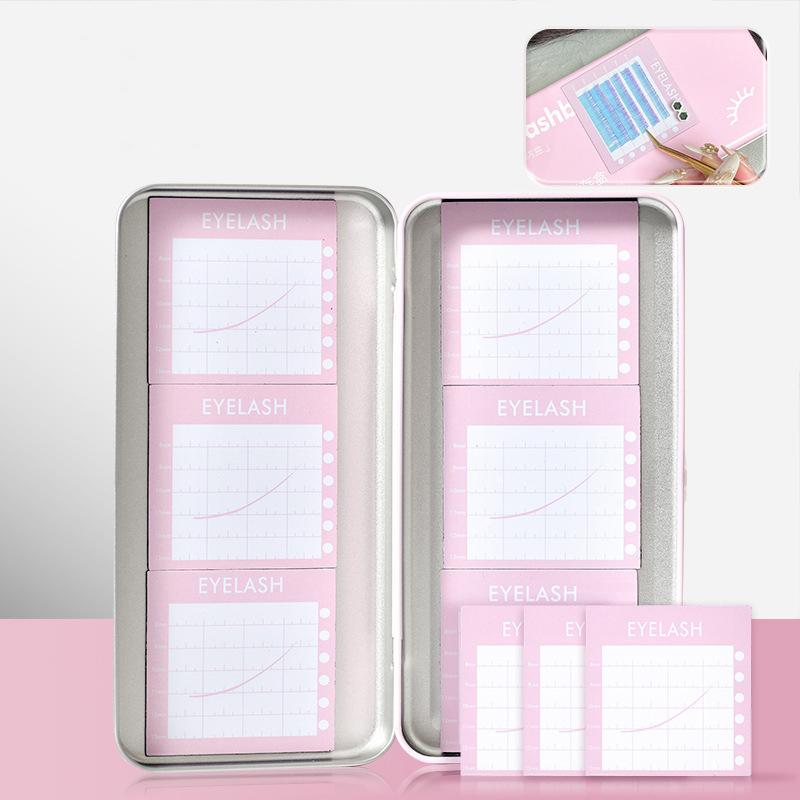 Reusable Empty Magnetic Fake Eyelash Storage Box False Eyelash Holder Case Container Travel Pallet Lash Holder