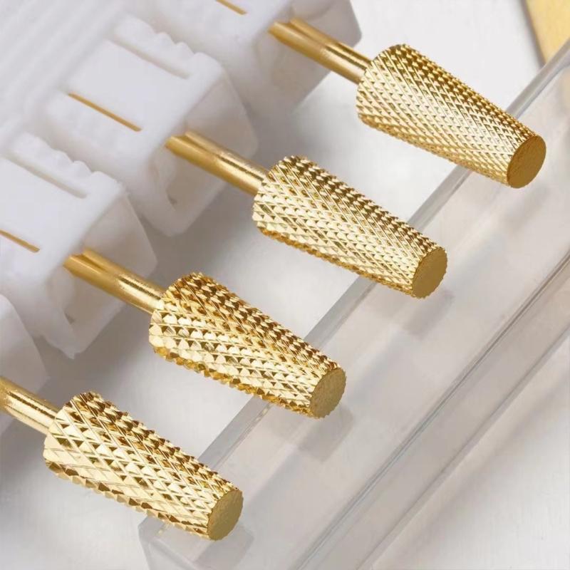 Nails Drill Bits Cuticle Electric Nails File and Ceramic Acrylic Gel Nails Bit Acrylic Nails Art, Carbide Cuticle Bit