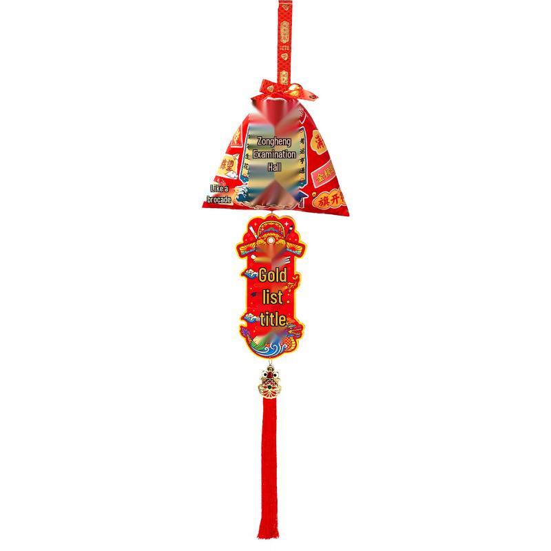 Dragon Boat Festival Motivational Zongzi Scholar Hat Charm