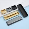 New Aluminium Alloy Recessed Door Handle Furniture Hardware Door Handlebar Invisible Sliding Door Pull Kitchen