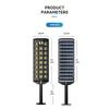 598 LED ultra lumineux extérieur lampadaire solaire 713COB capteur de mouvement étanche éclairage solaire cour rurale résidentielle applique murale lumière à induction