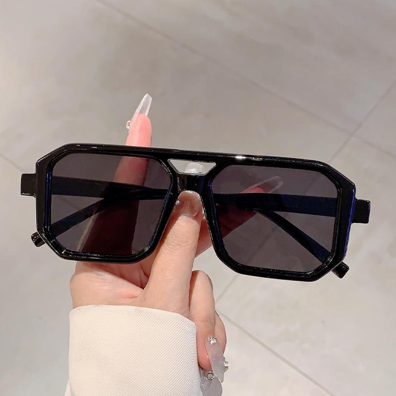1/3 Pcs Trendy Square Decoration Shades Retro Oversize Gradient Women Sunglasses Men's Brand Sun Glasses for Driving Fishing