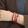 Natural Nanhong Agate Bracelet.fashion Women Daily Jewelry Gift