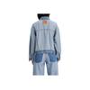 Levis Color Block Button Down Long Sleeve Jacket Women jackets Blue A6049-0000
