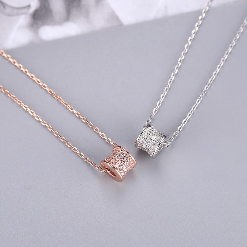 Womens Waist Pendant Necklace Luxury Inlaid Zircon Clavicle Chain Versatile Fashion Jewelry