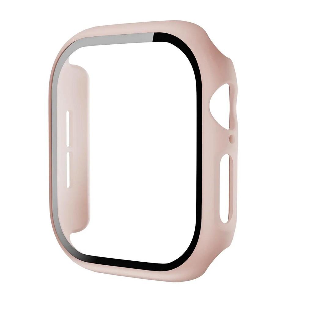Bară de protecție+Sticlă de protecție ecran+Husă mată pentru Carcasă Apple Watch 46mm 45mm 41mm 44mm 40 38mm pentru Iwatch SE 11 10 9 8 7 6 5 4 3 2