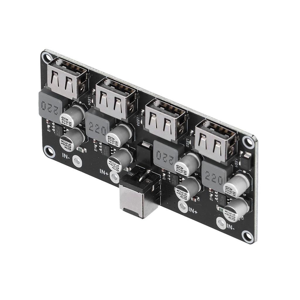 DC Buck Converter Module 4‑Way for QC2.0 QC3.0 Fast Charger USB Mobile Phone Charging Board