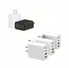 40W EU Standard 4-Port Fast Charger: 2 USB-C & 2 USB-A for Mobile Phones & Watches