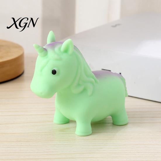 Kneading Stress Reliever Flour Filling Horse Squeeze Toy Stretchy Slow Rebound Simulation Pony Ball Fidget Soft Animal Shape Sensory Pinch