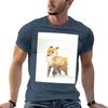 Wimdy Fox Watercolour Painting TShirt Big Size Short Sleeve Tee for Unisex