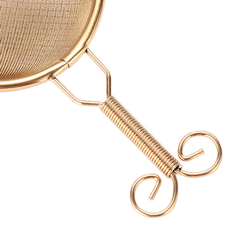 Brass Tea Strainer Practical Easy To Clean Gifts Lightweight Mesh Tea Filter for Tea Room Hotel Living Room Restaurant Office
