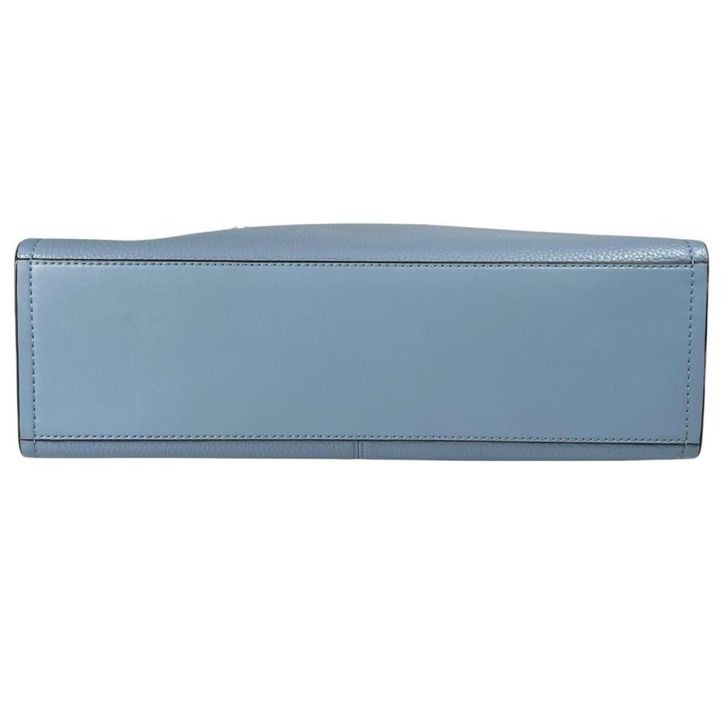 Michael Kors Shoulder Bag Handbag Cowhide Light Blue Women 35S2G7ZT7L Used