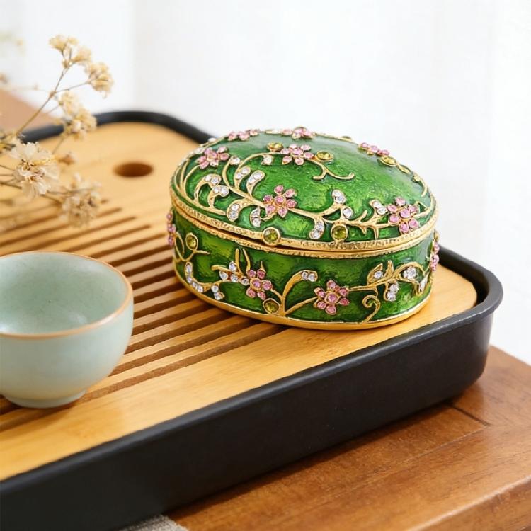 Classical Zinc Alloy Jewelry Organizers With Secure Closure And Ample Space Decorative Jewelry Box For All Your Accessories