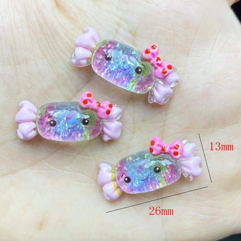 12pcs Unique Mixed Shiny Unicorn / Candy Flat Back Figurine DIY Wedding Scrapbook Decor Home Craft C01