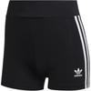 Originals Trefoil Contrast Stripe Logo Training Shorts Women Bottoms Black H59866