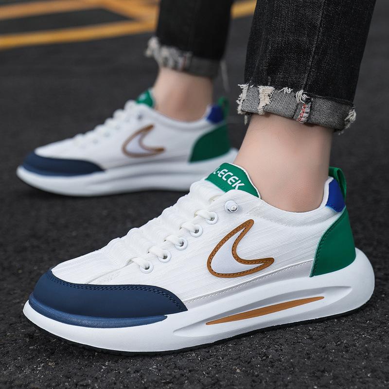 Pantofi Casual Bărbați Pantofi Sport de Mers la Modă Pantofi Sport de Fitness Atletic Antiderapanți Alergare Pânză Mătase de Gheață