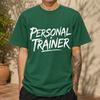2026 New Pure Cotton Tshirt Fitness Personal Trainer Print Casual Short Sleeve