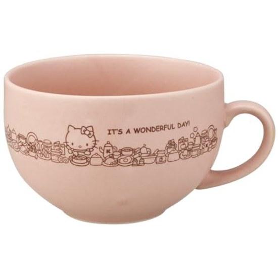 Skater Mino Ware Soup Mug 450ml Ceramic Cup Hello Kitty Sanrio CHMG45-A
