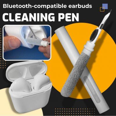Kopfhörer-Reinigungsstift Spitze Arbeitssparend ABS Bluetooth-kompatible Ohrhörer Reinigungsbürste für Telefon