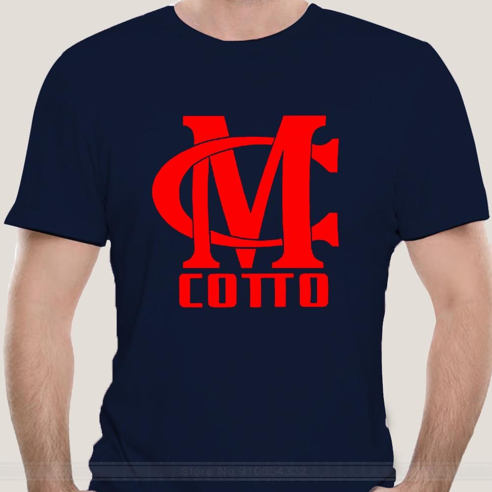 New MIGUEL JUNITO COTTO Symbol Mens Black T-Shirt Size S M L XL 2XL 3XL Fashion T-sdhirt Men Cotton Brand Teeshirt