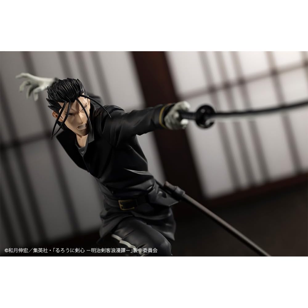 Kotobukiya Rurouni Kenshin Saito Hajime 1/8 Scale Painted PVC Figure Collectible Toy