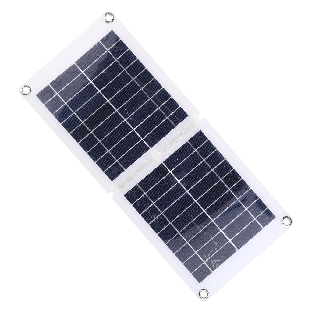 Solar Panel Portable Monocrystalline Solar Charger for Power Station Caravan Boat Camping Camper Car Off-grid Home RV
