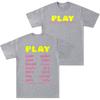 Ed Sheeran Fashion Clothing Play X KidSuper Ringer T-Shirt Unisex Short Sleeve Summer Cotton Tees Aesthetic Streetwear
