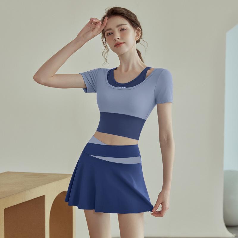 

Женские быстросохнущие шорты для бега и йоги в стиле колор-блок с боковым карманом Extra Extra Large