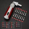 15in 1 Portable Precision Ratchet Screwdriver Set with Magnetic Bit, Multifunctional Repair Tool Combination Tool