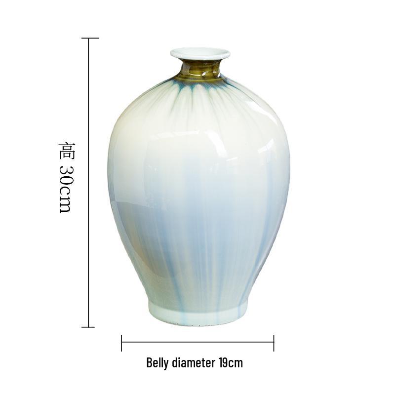 Jingdezhen Ceramic Crackle Vase for Dried Flowers - Elegant Home Decor Ornament