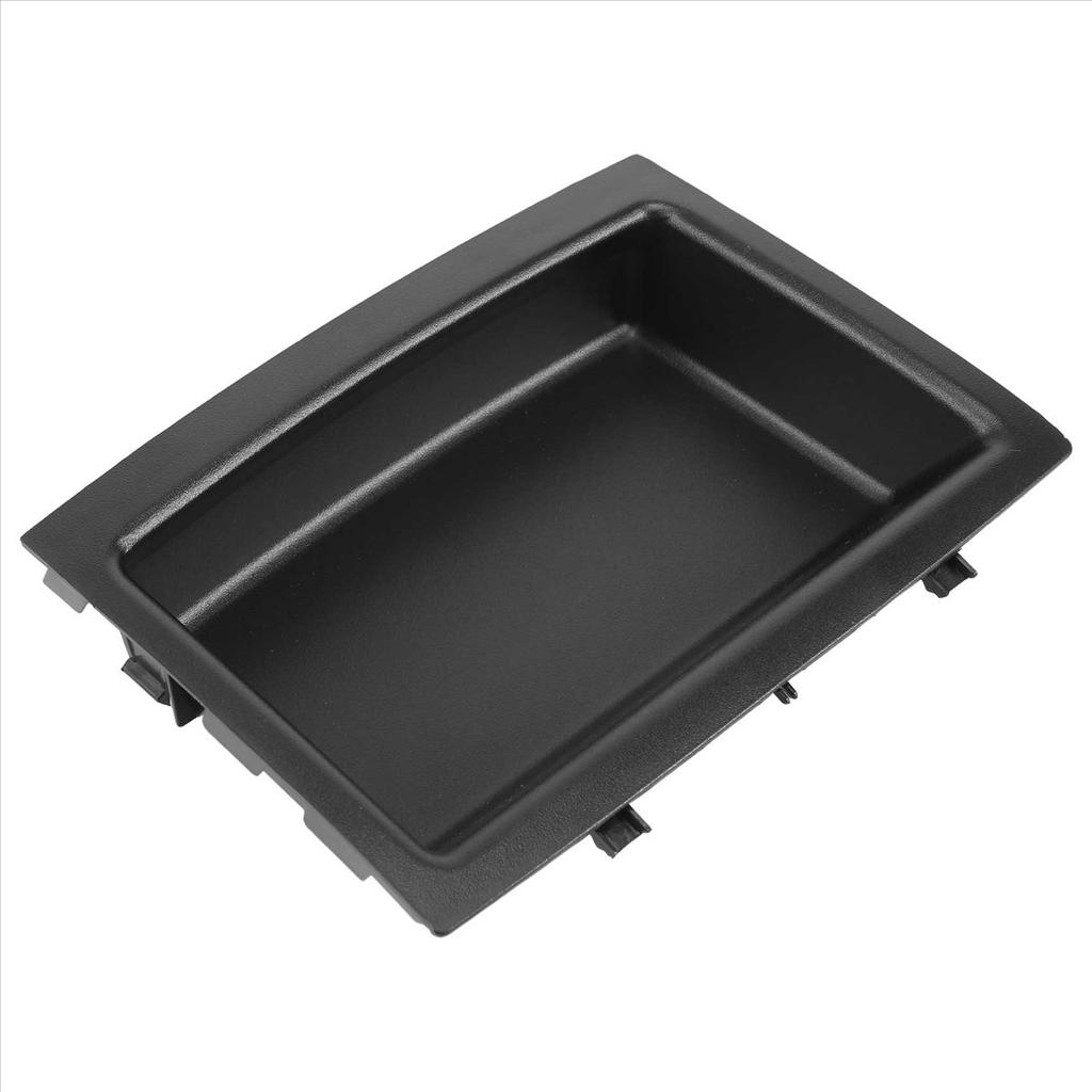 #466S 6Q0858719A Car Centre Console Tray Storage Box Compartment Shelf for- Polo 9N 2002-2008 (black)