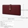 Imitation Cowhide Women's Long Wallet Portable Clutch Bag 20*10.5cm