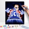 Disney oil painting Fantasia Sorcerer Mickey handmade diy art painting home decoration