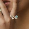 NEUF PIECE CLIMBING PLANT BLUE OPAL RING