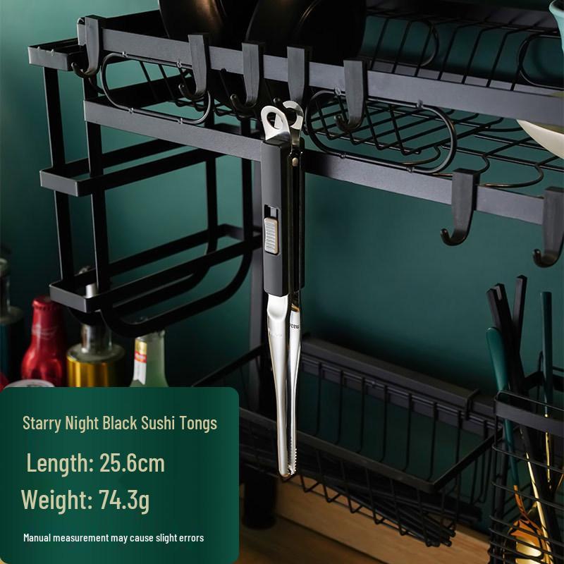 

Thickened 304 Stainless Steel Multi-Purpose Tongs for Barbecue, Steak, Bread, Pancakes, and Vegetables