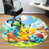 1pc Pokémon Characters Office Round Area Rug, Under Office Chairs Bedroom Living Room Home Decor  A1016283