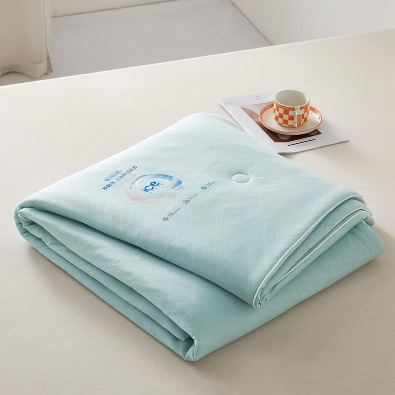 MUJI Waffelstrick Kühlende Steppdecke