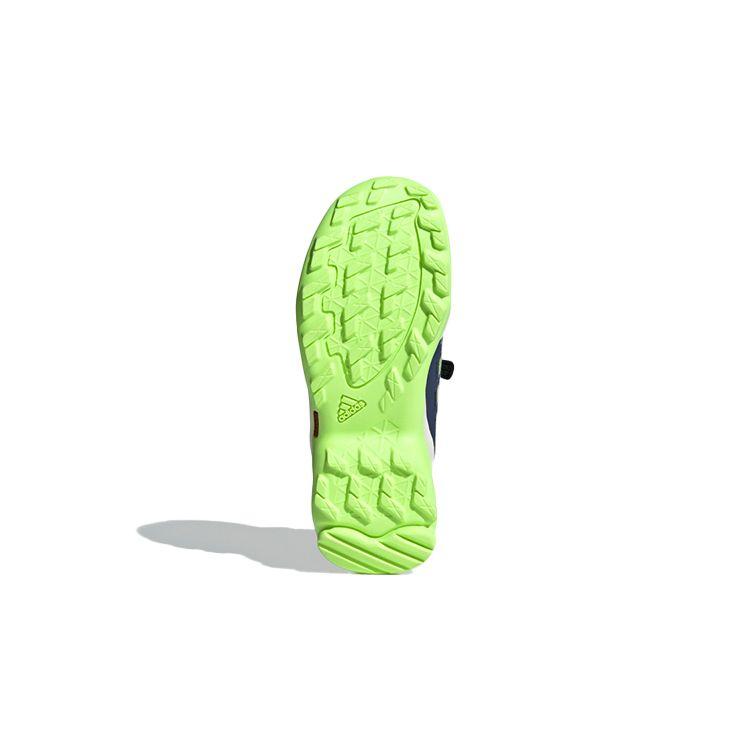 Adidas Hydroterra Sandals Terrex K Comfortable Versatile Non-Slip Shock Absorbing Breathable Low Top Outdoor Shoes Kids Sandals Blue Green EE8465