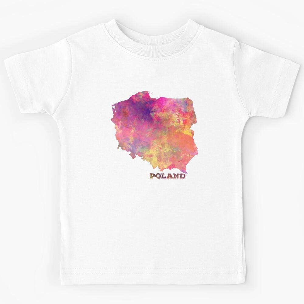Poland map Kids T-Shirt 100