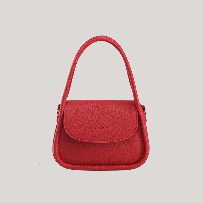Summer versatile ins messenger bag women's 2025 new red portable wedding bag bridal bag fashionable foreign shoulder bag