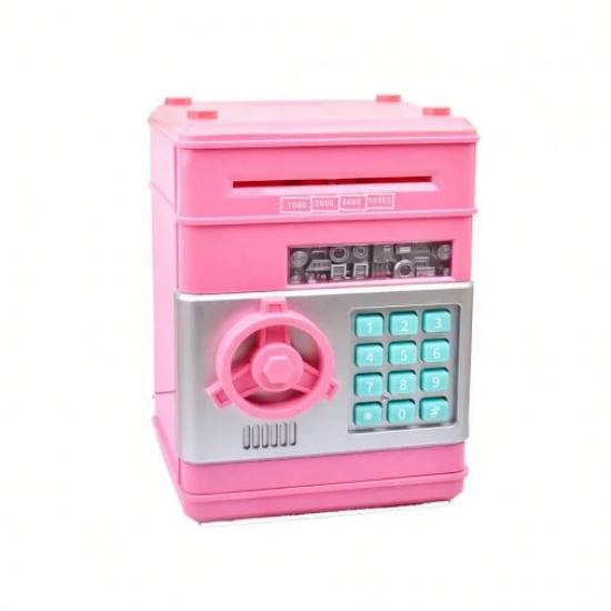 Piggy Bank, Electronic Coin Savings Bank With Password Protection, ATM Savings Bank Coin Reel Storage Box, Creative Money Storag